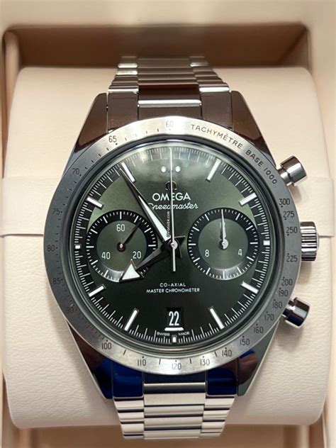 omega speedmaster green 2022